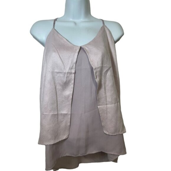 3 for $15  Harve Benard Pink‎ Sleeveless Top With Spaghetti Straps, NWOT, Large - Picture 1 of 8